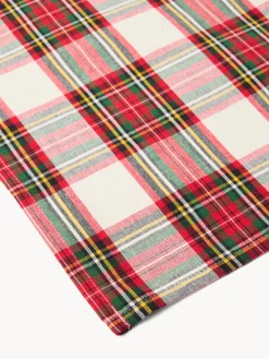 coincasa Centrotavola tartan in puro cotone tinto filo