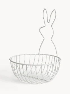 coincasa Cestino ferro smaltato a coniglio