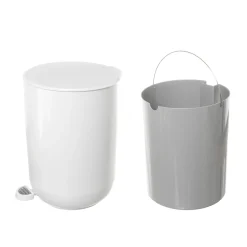 coincasa Cestino plastica con pedale