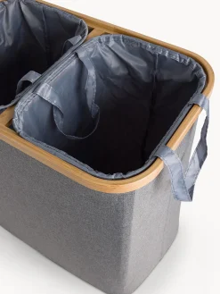 coincasa Cesto in bamboo doppio scomparto