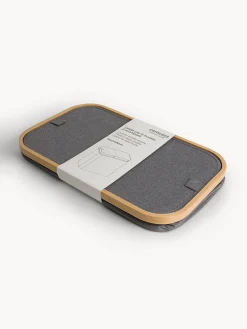 coincasa Cesto in bamboo doppio scomparto