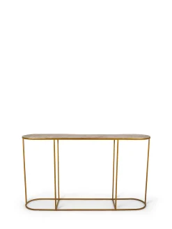 coincasa Consolle con finitura dorata Golden Hour