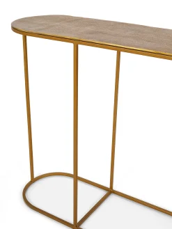 coincasa Consolle con finitura dorata Golden Hour