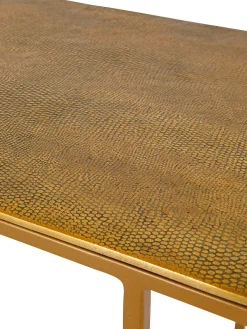 coincasa Consolle con finitura dorata Golden Hour