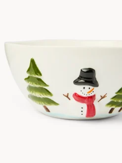 coincasa Coppa in ceramica motivo pupazzo di neve