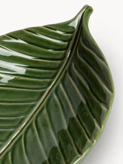 coincasa Coppa in stoneware a forma di foglia