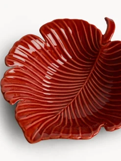 coincasa Coppa in stoneware a forma di foglia
