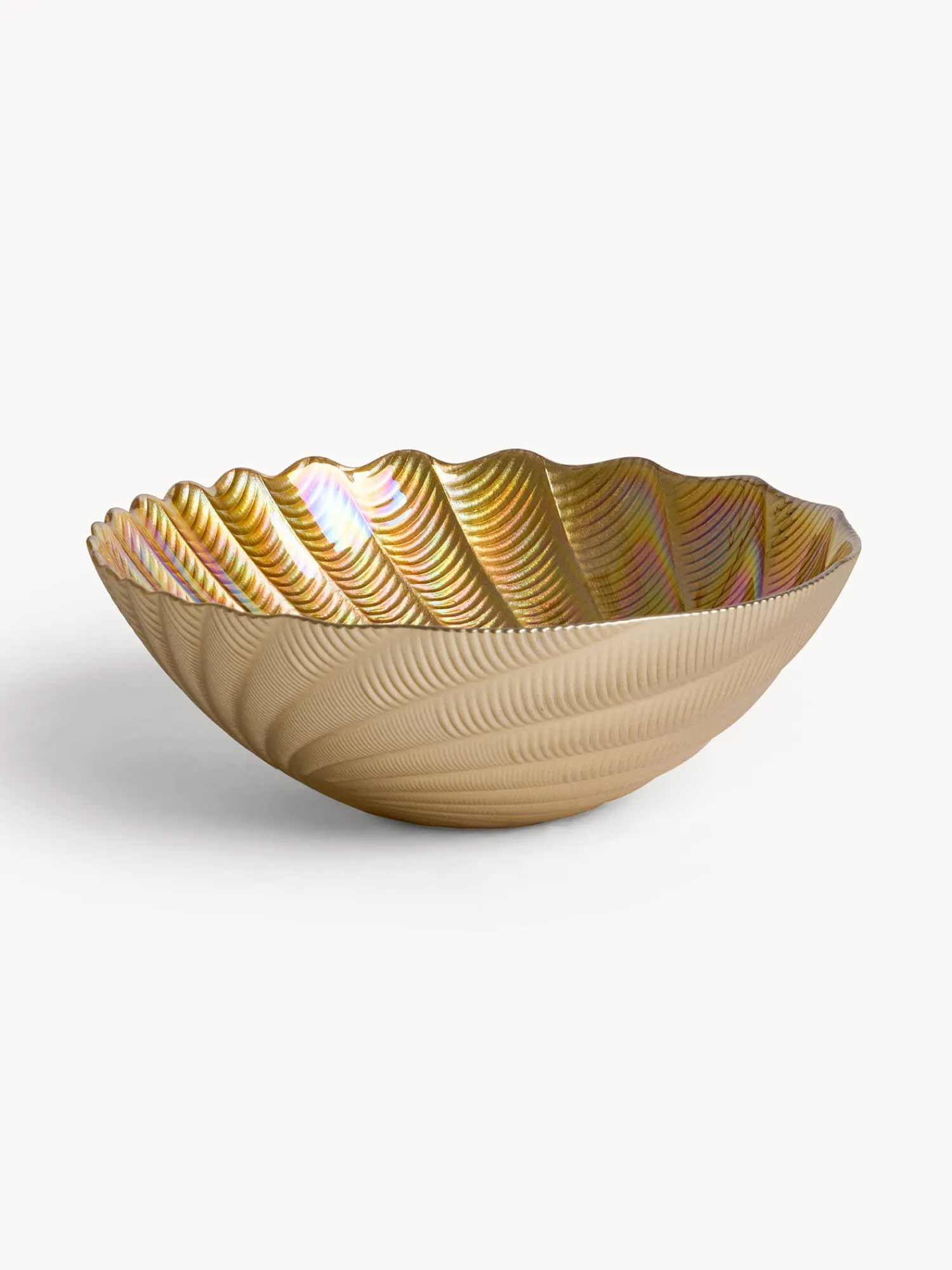 coincasa Coppa in vetro effetto perlato