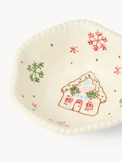 coincasa Coppetta in porcellana motivo villaggio di Natale