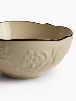 coincasa Coppetta in stoneware con filo marrone