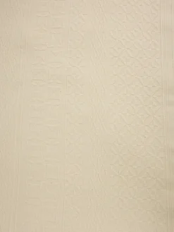 coincasa Copriletto in cotone lavato tinto filo con decoro in rilievo Portofino