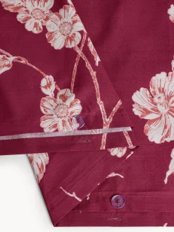 coincasa Copripiumino in cotone percalle stampa floreale