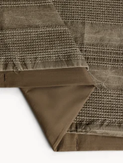 coincasa Copripiumino in puro cotone lavato lavorazione waffle