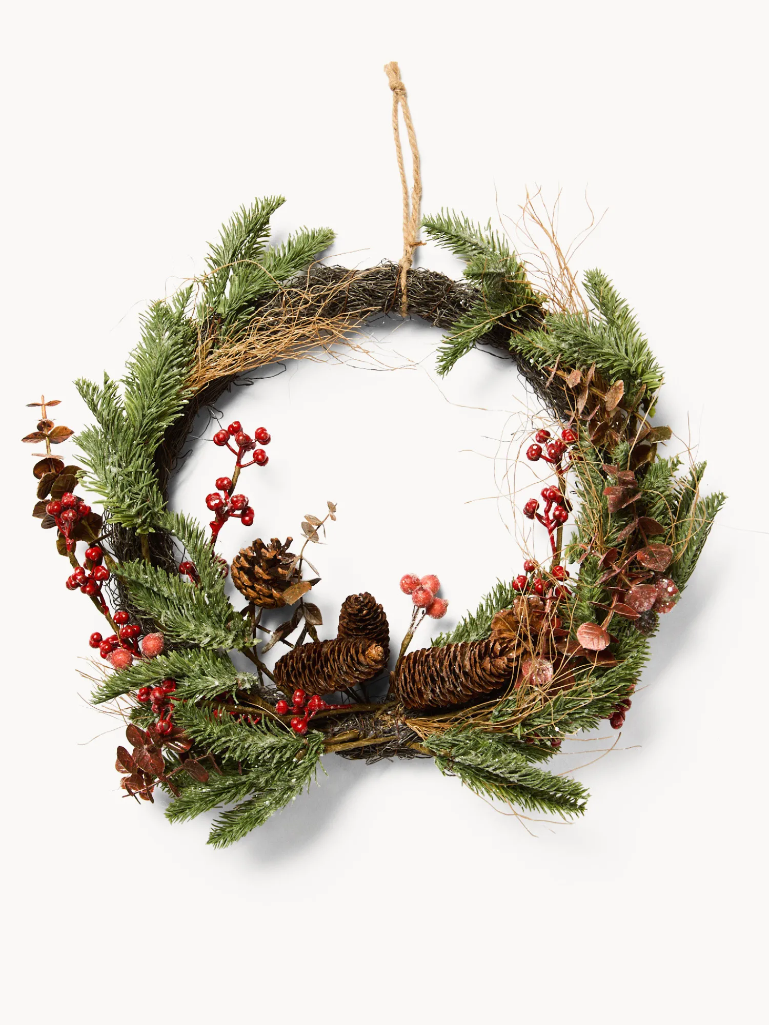 coincasa Corona con fiori finti