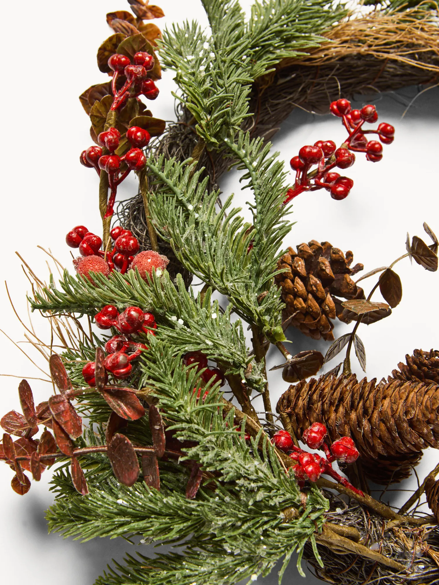 coincasa Corona con fiori finti