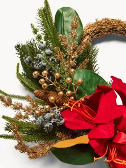 coincasa Corona con fiori finti