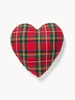 coincasa Cuscino a forma di cuore tartan