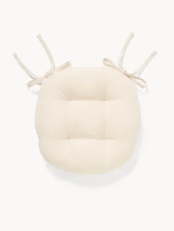 coincasa Cuscino da sedia con lacci in cotone e lurex