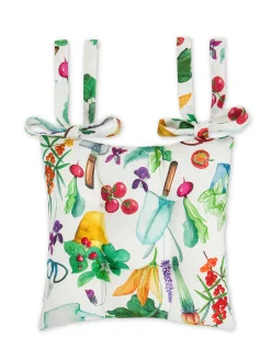 coincasa Cuscino da sedia panama di cotone stampa vegetale