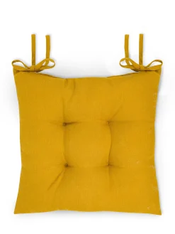 coincasa Cuscino da sedia puro lino tinta unita