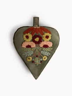 coincasa Cuscino in velluto a forma di foglia