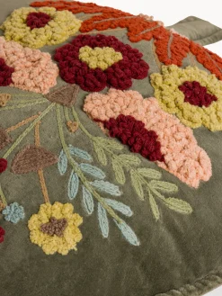 coincasa Cuscino in velluto a forma di foglia