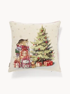 coincasa Cuscino 43x43 albero di Natale Gobelin
