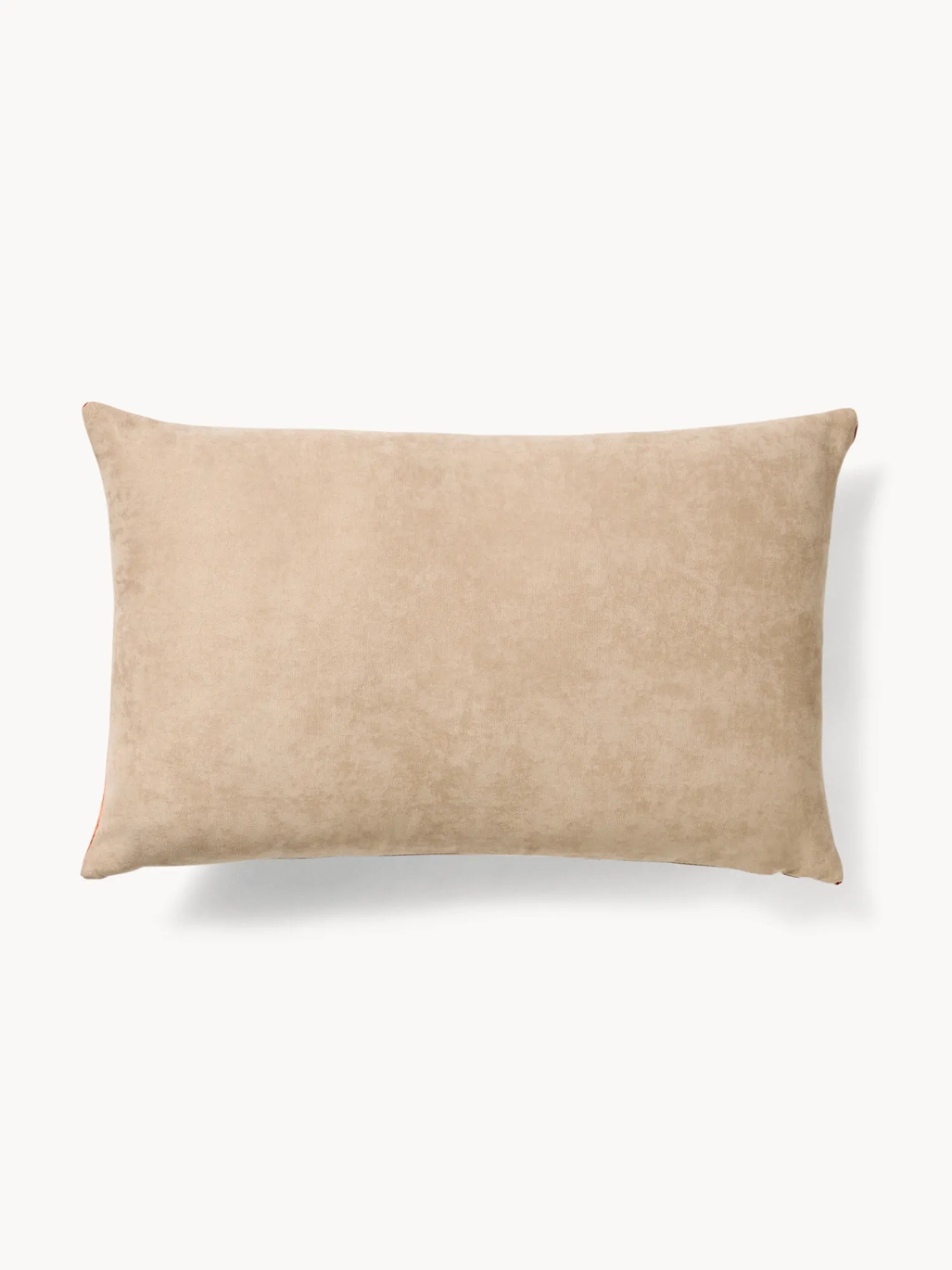 coincasa Cuscino 35x55 cm con fasce in velluto a contrasto