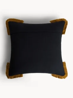 coincasa Cuscino 45x45 cm con stampa floreale e frange