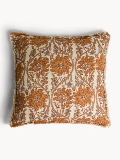 coincasa Cuscino 50x50 cm in cotone con stampa floreale