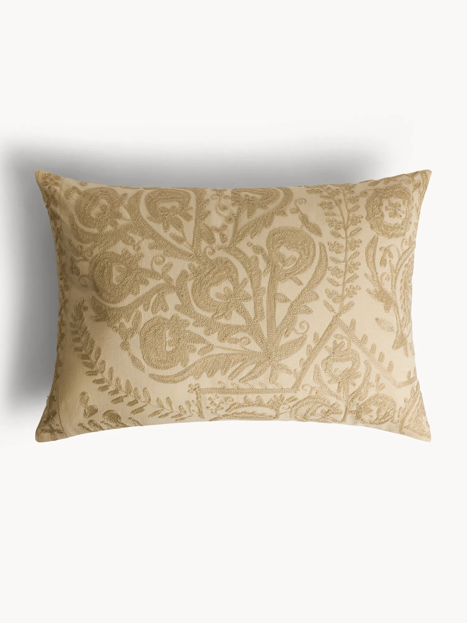 coincasa Cuscino 35x50 cm in cotone con ricamo etnico