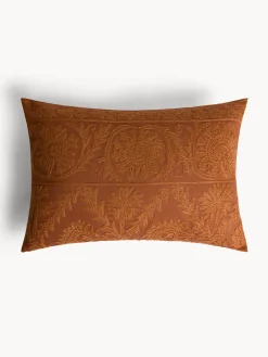 coincasa Cuscino 35x50 cm in cotone con ricamo etnico