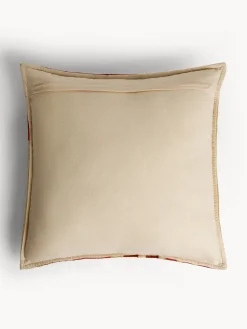 coincasa Cuscino 45x45 cm in cotone con ricamo geometrico