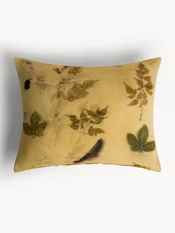 coincasa Cuscino 40x50 cm in lino eco-print foliage