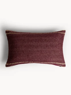 coincasa Cuscino 35x55 cm in mohair righe zigzag