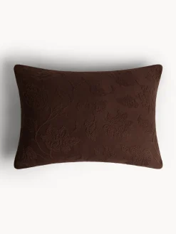 coincasa Cuscino 35x50 cm in puro cotone jacquard con motivo floreale