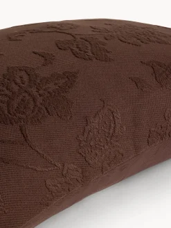 coincasa Cuscino 35x50 cm in puro cotone jacquard con motivo floreale