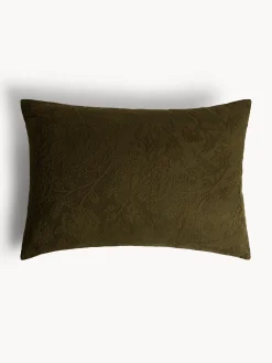 coincasa Cuscino 40x60 cm in puro cotone jacquard motivo floreale