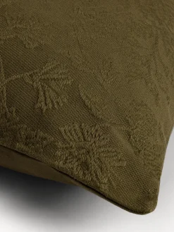 coincasa Cuscino 40x60 cm in puro cotone jacquard motivo floreale