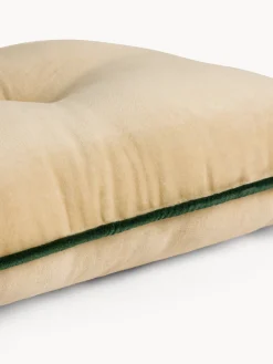 coincasa Cuscino 35x50 cm in velluto con piping a contrasto