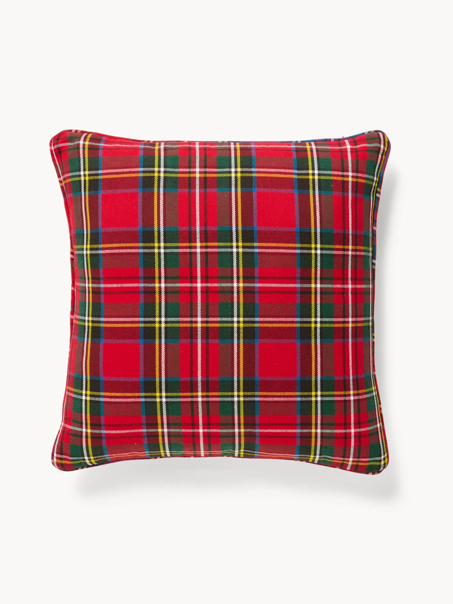 coincasa Cuscino 45x45 in cotone motivo tartan