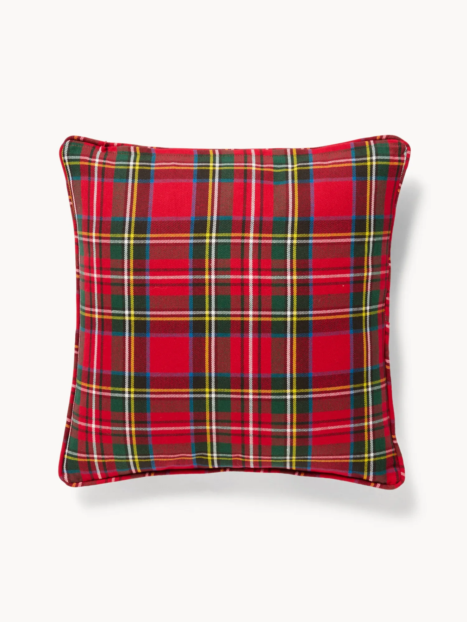 coincasa Cuscino 45x45 in cotone motivo tartan