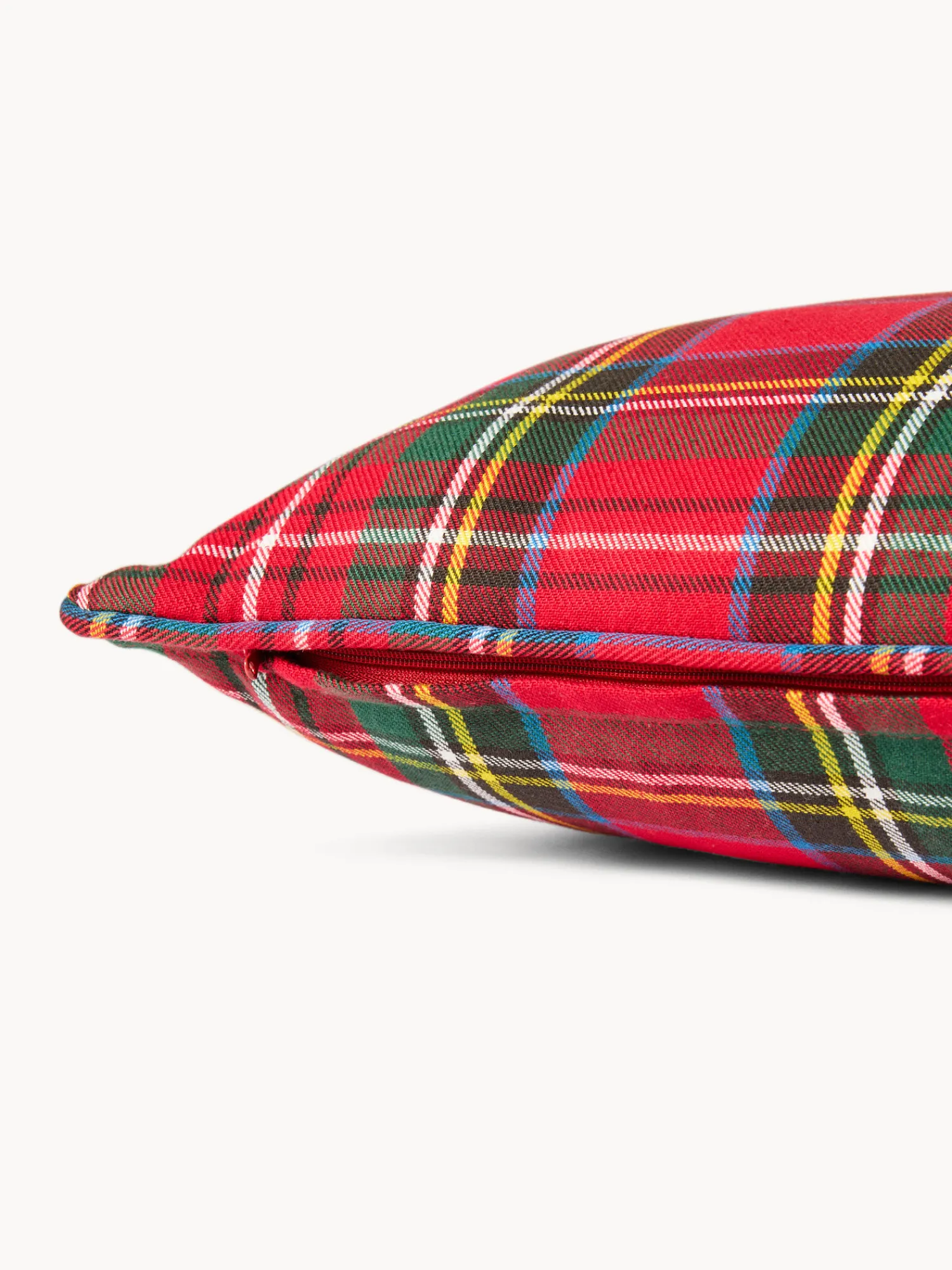 coincasa Cuscino 45x45 in cotone motivo tartan