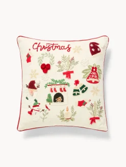 coincasa Cuscino 45x45 ricami natalizi