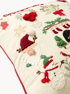 coincasa Cuscino 45x45 ricami natalizi