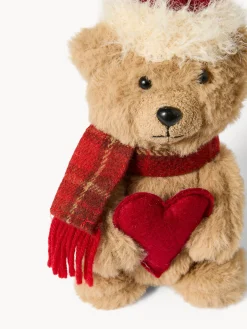 Decorazione natalizia orsetto con cuore XS