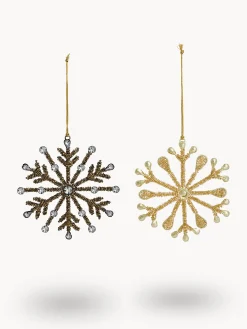 coincasa Decorazione per albero a forma di fiocco di neve in feltro