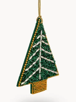 coincasa Decorazione per albero a forma di pino con perline