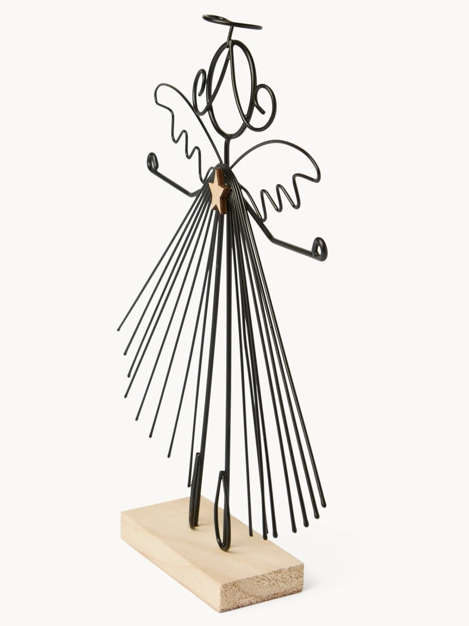 coincasa Decoro a forma di angelo in ferro