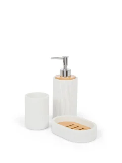 coincasa Dispenser sapone in poliresina rigato